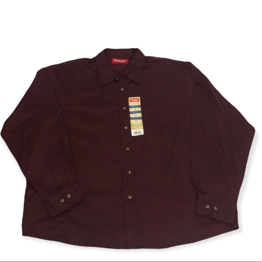 Wrangler Men’s  Long Sleeve Button Down Shirt Size 2XL